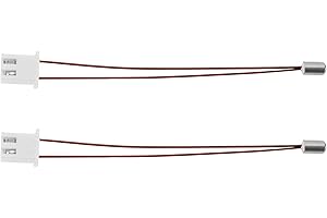 YINETTECH 2 sensores de temperatura de termistor de alta temperatura con conector XH2.54 compatible con impresoras 3D Artillery Sidewinder X1 / Genius, longitud de 60 mm