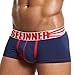 Produktbild Boxershorts Btruely Herren Sexy Unterwäsche Weich Slip Kurze Hose Männer Unterhose (XL, Marine)