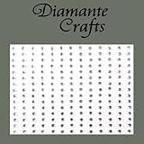 195 x 3mm Clear Diamante Self Adhesive Rhinestone Body Vajazzle Gems - created exclusively for Diamante Crafts