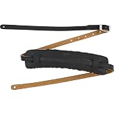 Fender&reg; Joe Strummer Vintage Kayış &ldquo;&rdquo; Joe Strummer&rdquo; İmzalı Gitar Askısı - Deri - 6,35 cm Genişlik - Renk: Siyah/Leopar