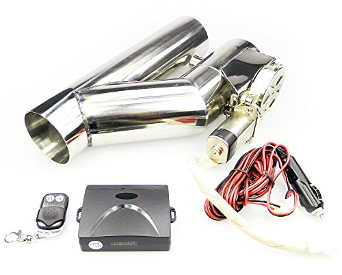 STW Valvola di scarico del sistema di acciaio Inossidabile, elettrico, Telecomando - 63,5 mm calibro