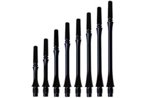 COSMO DARTS Cañas fit Shaft Gear Slim Fija Negra Talla 3