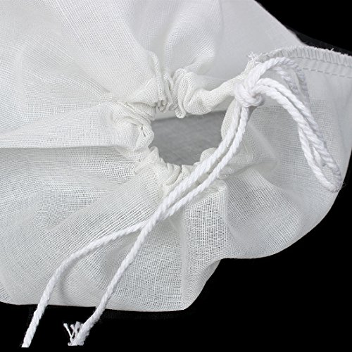 sourcingmap® Nut Milch Tee Fruchtsaft Filtertuch Seiher Passiertuch Filter Beutel 23cmx27cm - 2