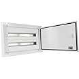 Verteilerkasten IP54 DARP-48 2x24 Unterputz Alutür Unterverteiler Sicherungskasten 9.224 E-P 6743