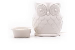 Candle-Brothers elektrische Duftlampe für Zuhause | Duftlampe Eule | Perfekte Geschenkidee für Freunde & Familie | Elektrischer Raumduft | Lampe für Büro, Schlafzimmer oder Yoga