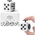 Fidget Cube Stress Relief Toys, 6 Sided Fidget Toys for Adults and Kids, Fidget Cube Toy for Stress Relief & Focus, Fidget Toys Adults Pass Time Cool Fidget Block