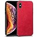 Produktbild Cool Carcasa iPhone XS Max Leather Piel Rojo
