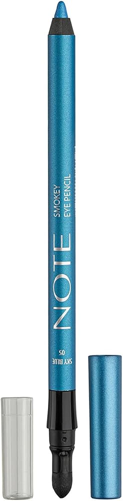 Note Cosmetics Smokey Eye Waterproof Aplikatörlü Göz Kalemi 05 Sky Blue, Gök Mavisi