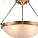 Produktbild Imitation Marmor Kupfer Pendelleuchte retro amerikanischen Wohnzimmer Restaurant der neuen chinesischen s Pendelleuchte ZH ZL312 LU9 ( Color : A , Size : Small )
