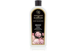 ASHLEIGH & BURWOOD Fragancia de lámpara de peonía 1000 ml / 1 litro | para uso en lámparas de fragancia | Contiene ingredientes naturales