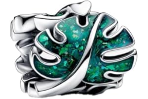 Feitery Santa Charms Compatible with Pandora Braccialetti Giorno di Natale Bead Charm da donna