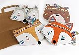 luvel – 3D-Wanddeko Kinderzimmer 4er-Set – (M1) *** NEUHEIT *** süße bunte Indianer Tierköpfe mit 3D-EFFEKT in TOP Qualität / 10mm Kunststoff / MADE IN GERMANY - 6