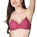 Clovia Padded Non-Wired T-Shirt Bra In Reddish Pink RS.359.00