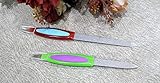 ADS Professional Metal Nail Filer with Cuticle Trimmer - Set of 2 ADS Professional Metal Nail Filer with Cuticle Trimmer - Set of 2