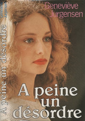 couverture de : A peine un d&eacute;sordre
