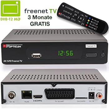 Telefunken TF-9820T2HD DVB-T2 Receptor de televisión Digital en Alta ...