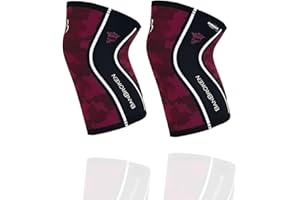 BB BANBROKEN Rodilleras Crossfit | Soporte para menisco y ligamento | Compresión para Levantamiento de peso, Entrenamiento funcional y Running | Neopreno antideslizante | 5mm | 2 uds | Unisex