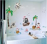 Traumhaftes Wandtattoo "Piraten" DDS70 perfekt fürs Kinderzimmer