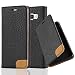 Produktbild Samsung Galaxy A5 2016 Hülle in SIGNAL SCHWARZ von Cadorabo - Handyhülle mit unsichtbarem Magnetverschluss , Standfunktion und Kartenfach Case Cover Schutzhülle Tasche Book Klapp Style
