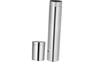 Garneck A4 Scroll Tube Holder - Elegant Stainless Steel Certificate Storage for Weddings & Births - Vintage Decorative Scroll Box & Stylish Certificate Tube for Home & Office