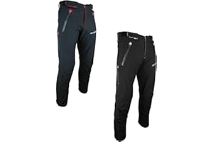 ‎HEYBERRY HEYBERRY Soft Shell Motorradhose Textil Schwarz/Rot
