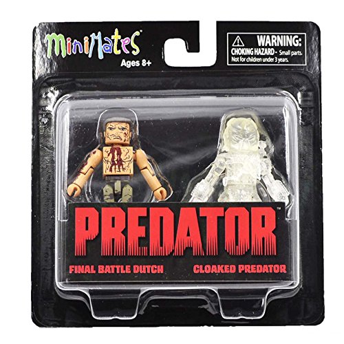 Minimates Predator Series 2 Final Battle Dutch Cloaked Predator Figure Set