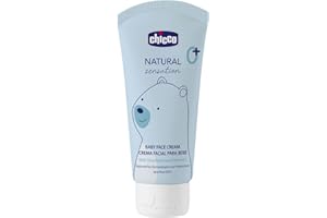 CHICCO Natural Sensation Crema Viso al Burro di Karitè e Vitamina E, Protegge la Pelle da Agenti Esterni e Arrossamenti, Azione Rigeneratrice della Barriera Cutanea, Idratante e Protettiva, 50 ml