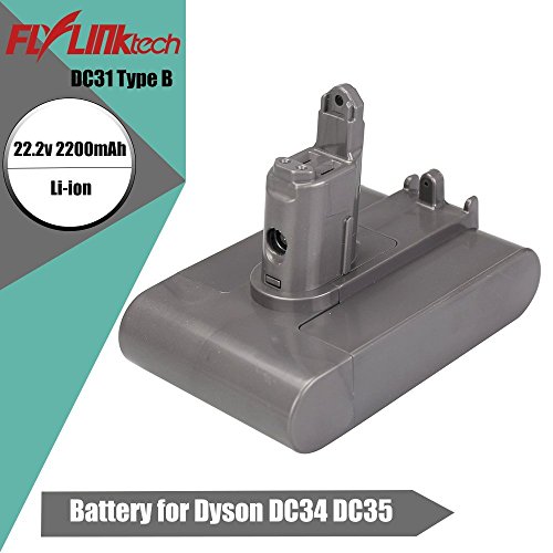 Flylinktech 2200mAh 22.2V Dyson DC44 Typ B Ersatzakku für Dyson DC31 DC35 DC44 DC45 Typ B-Serie Dyson DC44 MK2 Cordless Vacuum Akku