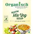 Organisch Mix Veg Instant Soup (100 gm) - 100% Natural, No Added Preservatives, No Chemicals, Vegetable Veg Soup