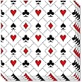 LUDALY Casino Party Paper Napkins for Casino Party Supplies (Pack of 20)