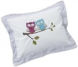 Be Be's Collection 382-72 Kuschelkissen Motiv Eule fuchsia 30x40cm