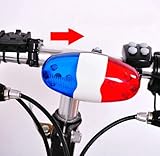 Generic Bicycle Bike 4 Tones Trumpet Electronic Siren Beeper Horn Bell Policy Car Style