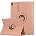 Produktbild Smart Cover iPad Pro 12.9 Zoll,elecfan Slim Schutzhülle iPad Pro 12.9 Zoll Wasserdicht Case 360 Grad Rotierend Anti Kratzer Schutzhülle PU Leder Smart Cover für iPad Pro 12.9 (iPad Pro 12.9,Rose Gold)