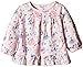 Pumpkin Patch Baby-Girls All Over Print Bow Blouse, Crystal Pink, 3-6 Months