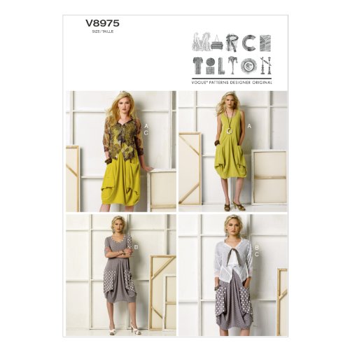 Vogue VGE 8975 ZZ (LRG-XLG-XXL) Schnittmuster zum Nähen, Elegant, Extravagant, Modisch