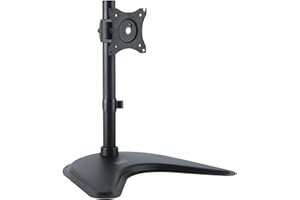 DIGITUS Support d'écran - Support - 1 écran - Jusqu'à 27 pouces - Jusqu'à 1x 10 kg - VESA 75x75, 100x100 - Noir