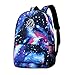 Produktbild Galaxy bedruckte Schultertasche Artischocke - Herz Blatt Butter Foodie Chef Fashion Casual Star Sky Rucksack für Jungen & Mädchen