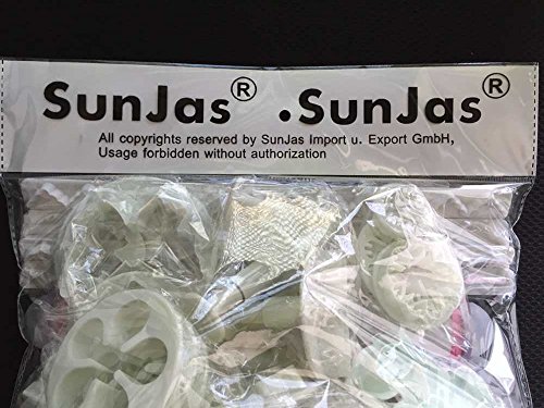 SUNJAS 47tlg Modellierwerkzeug Blume Schmetterling Ausstecher Ausstechform Stempel Glätter Torten Fondant Kuchen Marzipan Backen Stempel Set Deko - 4