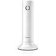 Téléphone Fixe Sans Fil Philips Linea M4501W/01 Avec Répondeur - DECT Blanc - Identification Appelant