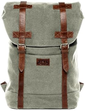 SID & VAIN® Rucksack CHASE - Unisex Lederrucksack groß Lederrucksack fit für 15.4 