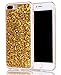 Produktbild Apple iPhone 7 Plus Hülle Glitzer [Gold] ISENPENK Durchsichtig Apple iPhone 7 Plus Hülle Silikon Transparent,Ultra Slim TPU Liquid Glitter Glänzend Bling Fließen Flüssig Flüssigkeit,Schutzhülle Muster Handy Hülle Tasche