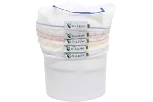 G-LEAF All Mesh Bubble Bag 20L 5 Gallon 5 Beutel Krautig EIS Luftblasenbeutel Extraction Essenz Pflanzsäcke 25 Mikron Presssieb und Aufbewahrungsbeutel Kit für Kräuterextraktion und Produktion