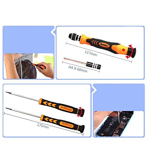 Handy elektronik set, 45 in 1 mit Reparatur Werkzeug set für Handy smartphone wie Apple iPhone 7 6s 6 5s 5 und Samsung s5, Tablet, PC, Laptop, Uhr, Kamera, Brille - 5