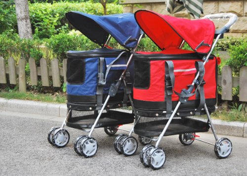 PET-STROLLER-PUSHCHAIR-FOR-PETS-IN-BLUE-COLOUR-all-in-one-pet-stroller-pet-carrier-dog-car-seat