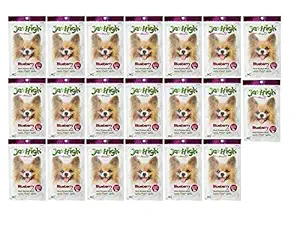 Jerhigh Dog Treats, Fruity Blueberry, 70 g (Pack of 20)