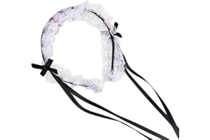 VEED à Volants Dentelle Douce Lolita Bandeau Steampunk Ruban Bowknot Cosplay Cerceau de Cheveux