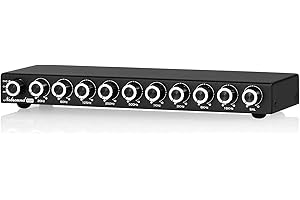 Nobsound HiFi 9-Band Stereo EQ Preamp Analog Equalizer Audio Processor for Home/Car (EQ9)