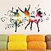 Produktbild MiniWall Sofa Wand Wände Der kreative Musik und Tanz selbstklebende Sticker Wall Poster Ghost Zahlen Zeichen in der Para Para Tanz akzentuiert, Im Para Para Tanz, König