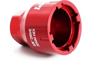 Lekkie Four-42 Écrou V1 pour BBS01 BBS02 BBSHD, rouge, aluminium 7075 T6, montage du moteur et écrou de blocage intérieur, 4 encoches, vélo électrique Pedelec