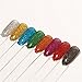 1g/Box Holographic Laser Powder Nail Glitter Manicure Chrome Pigments 8 Colors